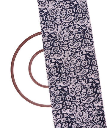 black floral print georgette fabric